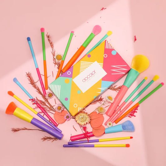 Colorful Makeup brushes